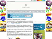 Tablet Screenshot of dinglefoundation.com